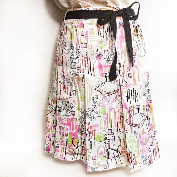 Grace Elements Retro Mod Pleated Skirt Sz 6P - Picture 2 of 11